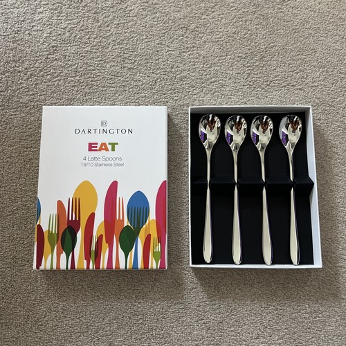 Dartington eat latte spoons - latte,