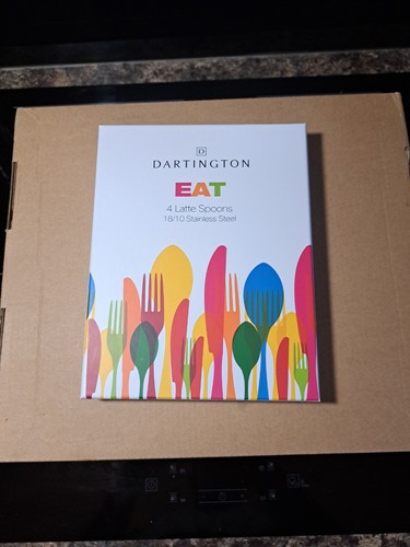 Dartington eat latte spoons - eat,